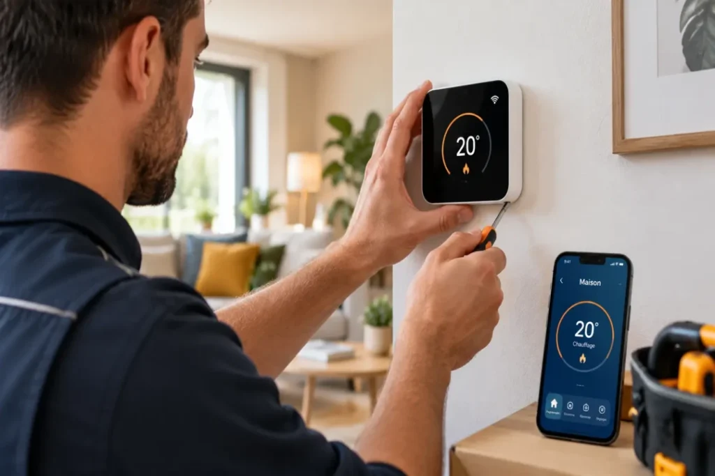 Thermostat connecté : pourquoi l’installation par un professionnel change tout